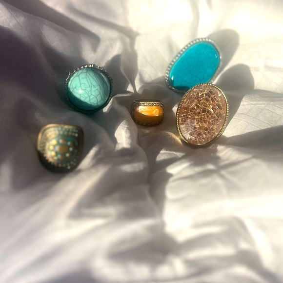 Statement Ring Bundle - Picture 3 of 8